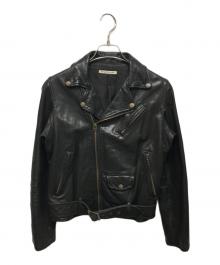 beautiful people（ビューティフルピープル）の古着「レザージャケット」｜ブラック