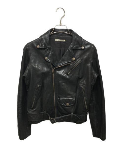 beautiful people（ビューティフルピープル）beautiful people (ビューティフルピープル) レザージャケット ブラック サイズ:150の古着・服飾アイテム