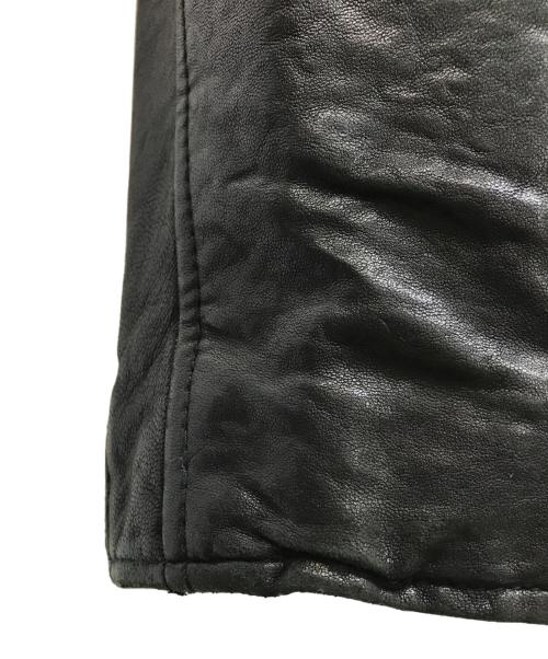 beautiful people（ビューティフルピープル）beautiful people (ビューティフルピープル) レザージャケット ブラック サイズ:150の古着・服飾アイテム