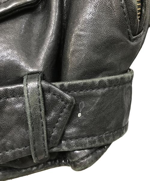 beautiful people（ビューティフルピープル）beautiful people (ビューティフルピープル) レザージャケット ブラック サイズ:150の古着・服飾アイテム