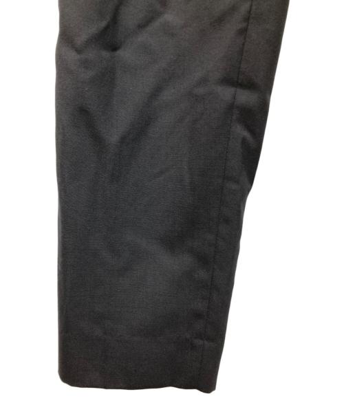MARKAWARE（マーカウェア）MARKAWARE (マーカウェア) ORGANIC WOOL TROPICAL PEGTOP TROUSERS ブラック サイズ:1の古着・服飾アイテム