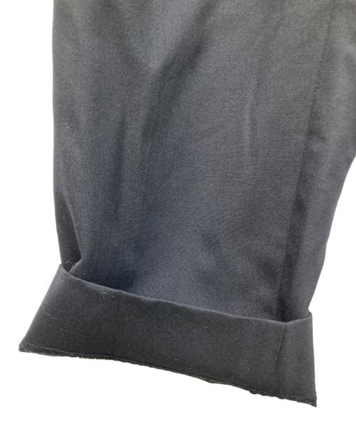 MARKAWARE（マーカウェア）MARKAWARE (マーカウェア) ORGANIC WOOL TROPICAL PEGTOP TROUSERS ブラック サイズ:1の古着・服飾アイテム