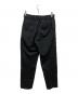 MARKAWARE (マーカウェア) ORGANIC WOOL TROPICAL PEGTOP TROUSERS ブラック サイズ:1：14000円