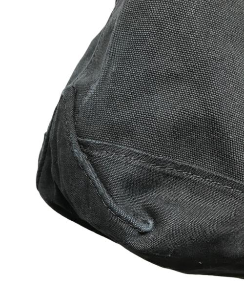 POLO RALPH LAUREN（ポロ・ラルフローレン）POLO RALPH LAUREN (ポロ・ラルフローレン) ロゴ キャンバス ミディアム トート ブラックの古着・服飾アイテム