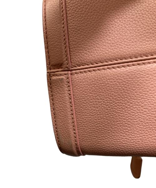 ALEXANDER McQUEEN（アレキサンダーマックイーン）ALEXANDER McQUEEN (アレキサンダーマックイーン) Calfskin Small Skull Padlock Zip Around Tote ピンクの古着・服飾アイテム