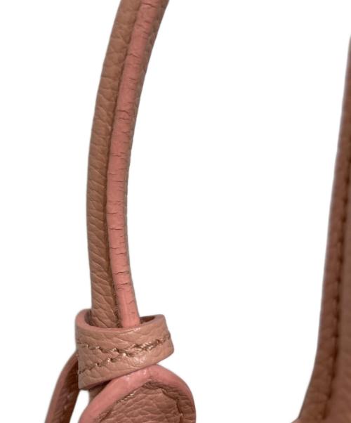 ALEXANDER McQUEEN（アレキサンダーマックイーン）ALEXANDER McQUEEN (アレキサンダーマックイーン) Calfskin Small Skull Padlock Zip Around Tote ピンクの古着・服飾アイテム