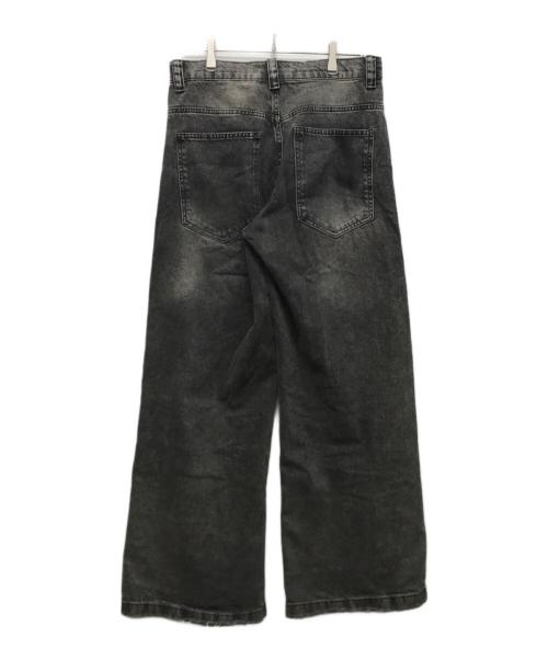 Jaded London（ジェイデッドロンドン）Jaded London (ジェイデッドロンドン) ワイドデニムパンツ ブラック サイズ:30の古着・服飾アイテム