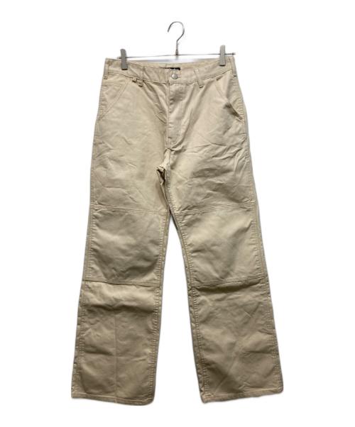 Acne studios（アクネ ストゥディオズ）ACNE STUDIOS (アクネ ストゥディオズ) Double Knee Work Pants ベージュ サイズ:Sの古着・服飾アイテム