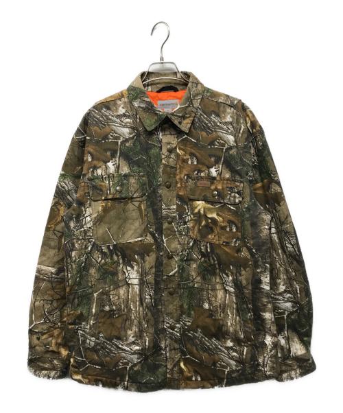 CarHartt（カーハート）CarHartt (カーハート) リアルツリーカモジャケット ブラウン サイズ:Mの古着・服飾アイテム