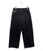 Calvin Kleinカルバンクライン）の古着「ローライズソフトバギージーンズ」｜ブラック
