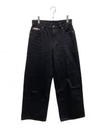 Calvin Klein（カルバンクライン）の古着「ローライズソフトバギージーンズ」｜ブラック