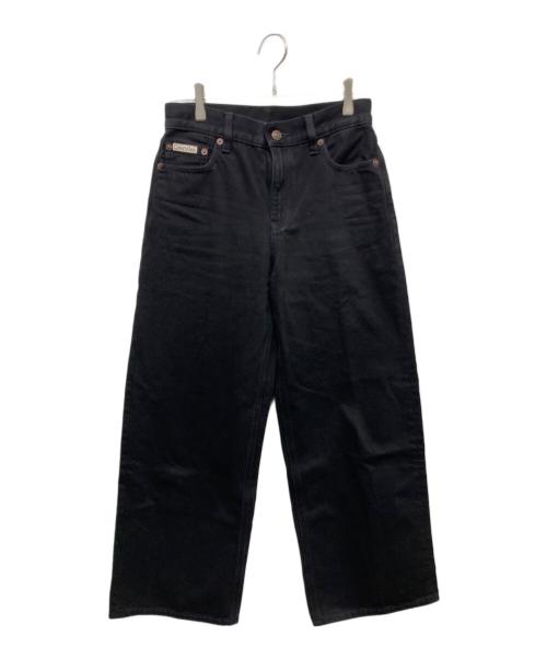 Calvin Klein（カルバンクライン）Calvin Klein (カルバンクライン) ローライズソフトバギージーンズ ブラック サイズ:24Sの古着・服飾アイテム