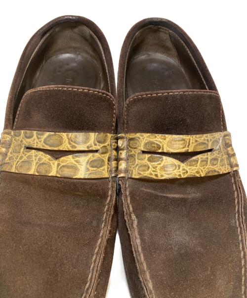 LOUIS VUITTON（ルイ ヴィトン）LOUIS VUITTON (ルイ ヴィトン) ローファー ブラウン サイズ:8の古着・服飾アイテム