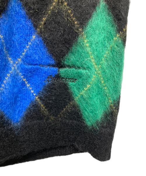 SUPREME（シュプリーム）Supreme (シュプリーム) Brushed Argyle Zip Up Vest マルチカラー サイズ:Ⅼの古着・服飾アイテム