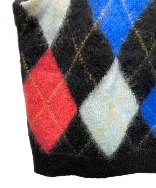 SUPREME（シュプリーム）Supreme (シュプリーム) Brushed Argyle Zip Up Vest マルチカラー サイズ:Ⅼの古着・服飾アイテム