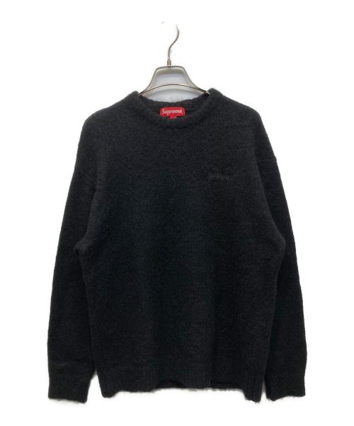 SUPREME（シュプリーム）Supreme (シュプリーム) brushed mohair sweater ブラック サイズ:Mの古着・服飾アイテム