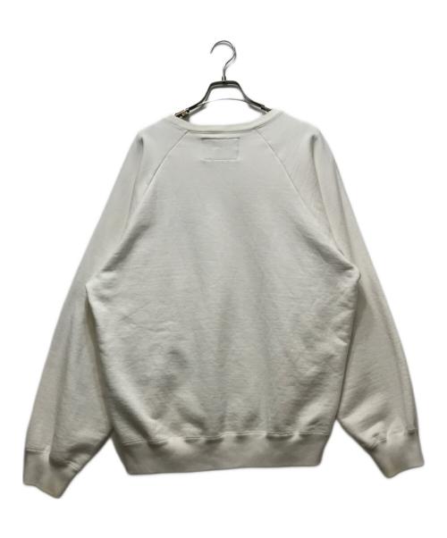 WACKO MARIA（ワコマリア）WACKO MARIA (ワコマリア) クルーネックスウェット ホワイト サイズ:Mの古着・服飾アイテム