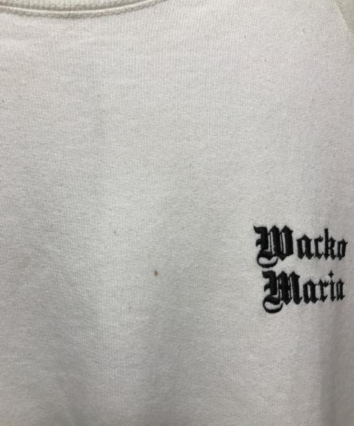 WACKO MARIA（ワコマリア）WACKO MARIA (ワコマリア) クルーネックスウェット ホワイト サイズ:Mの古着・服飾アイテム