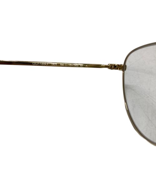 GUCCI（グッチ）GUCCI (グッチ) キャットアイ眼鏡 ゴールド サイズ:54□15-145の古着・服飾アイテム