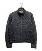 BURBERRY BRITバーバリーブリット）の古着「裏地ノバチェックキルティングジャケット 3847415 」｜ブラック