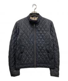 BURBERRY BRIT（バーバリーブリット）の古着「裏地ノバチェックキルティングジャケット 3847415 」｜ブラック