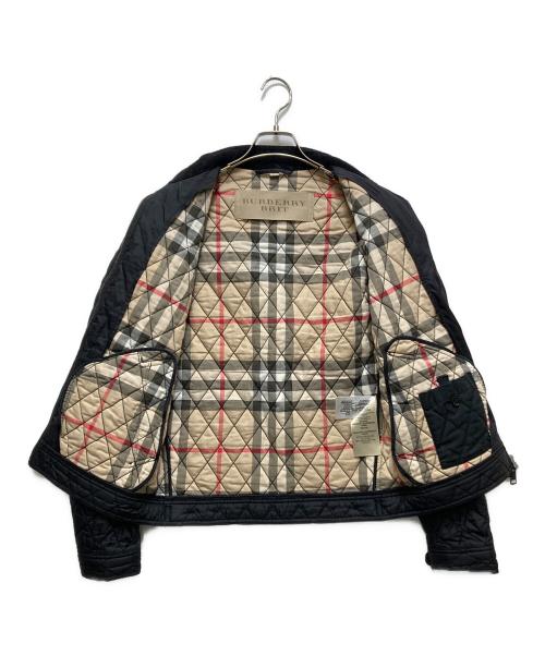 BURBERRY BRIT（バーバリーブリット）BURBERRY BRIT (バーバリーブリット) 裏地ノバチェックキルティングジャケット 3847415  ブラック サイズ:Sの古着・服飾アイテム