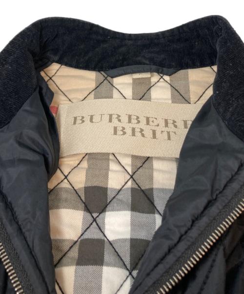 BURBERRY BRIT（バーバリーブリット）BURBERRY BRIT (バーバリーブリット) 裏地ノバチェックキルティングジャケット 3847415  ブラック サイズ:Sの古着・服飾アイテム