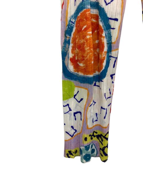 PLEATS PLEASE（プリーツプリーズ）PLEATS PLEASE (プリーツプリーズ) 総柄プリーツパンツ マルチカラー サイズ:不明の古着・服飾アイテム