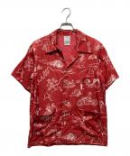 VISVIMビズビム）の古着「DUKE SHIRT S/S VILLAGE」｜レッド