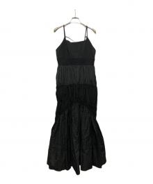 UN3D.（アンスリード）の古着「CURVE LINE CAMI OP」｜ブラック