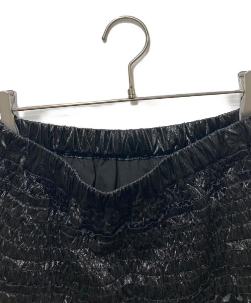 MAISON SPECIAL（メゾンスペシャル）MAISON SPECIAL (メゾンスペシャル) Metallic Flare Skirt ブラック サイズ:38の古着・服飾アイテム
