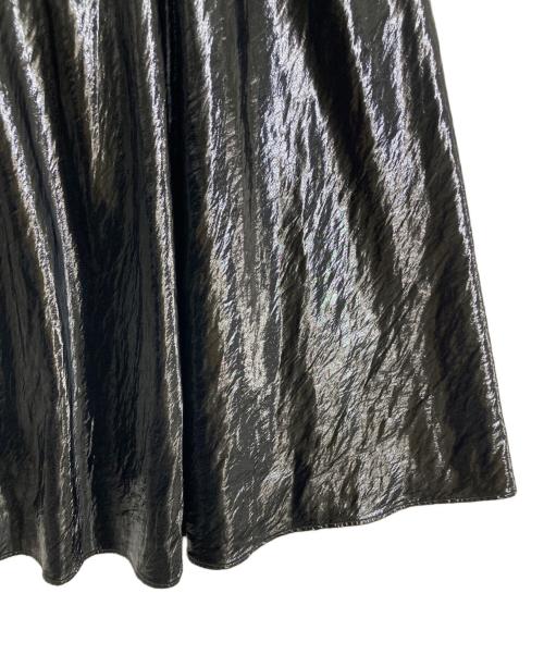 MAISON SPECIAL（メゾンスペシャル）MAISON SPECIAL (メゾンスペシャル) Metallic Flare Skirt ブラック サイズ:38の古着・服飾アイテム