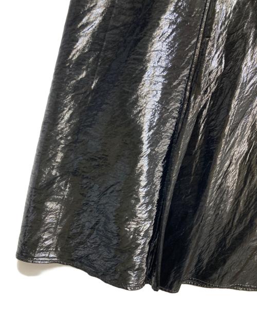 MAISON SPECIAL（メゾンスペシャル）MAISON SPECIAL (メゾンスペシャル) Metallic Flare Skirt ブラック サイズ:38の古着・服飾アイテム