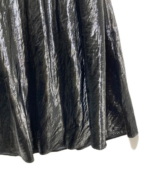 MAISON SPECIAL（メゾンスペシャル）MAISON SPECIAL (メゾンスペシャル) Metallic Flare Skirt ブラック サイズ:38の古着・服飾アイテム