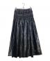 MAISON SPECIAL（メゾンスペシャル）の古着「Metallic Flare Skirt」｜ブラック
