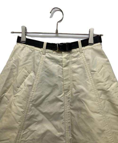 MAISON SPECIAL（メゾンスペシャル）MAISON SPECIAL (メゾンスペシャル) Belted 2way Flower Hem Volume Skirt ベージュ サイズ:38の古着・服飾アイテム