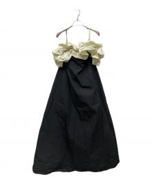 MAISON SPECIAL（メゾンスペシャル）の古着「フリルベアマキシドレス」｜グリーン