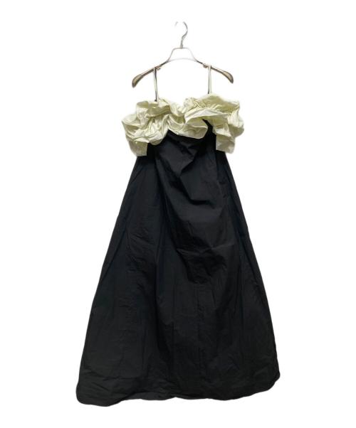 MAISON SPECIAL（メゾンスペシャル）MAISON SPECIAL (メゾンスペシャル) フリルベアマキシドレス グリーン サイズ:38の古着・服飾アイテム