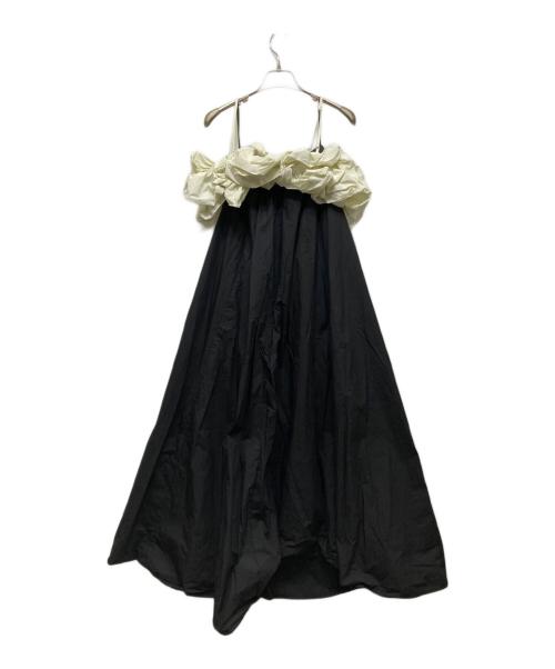 MAISON SPECIAL（メゾンスペシャル）MAISON SPECIAL (メゾンスペシャル) フリルベアマキシドレス グリーン サイズ:38の古着・服飾アイテム