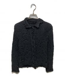 ISSEY MIYAKE（イッセイミヤケ）の古着「90's ポップコーン プリーツシャツ」｜ブラック