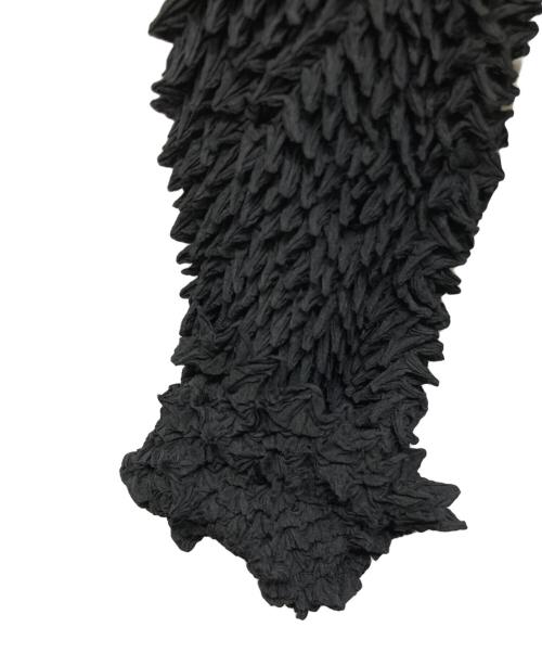 ISSEY MIYAKE（イッセイミヤケ）ISSEY MIYAKE (イッセイミヤケ) 90's ポップコーン プリーツシャツ ブラック サイズ:Mの古着・服飾アイテム
