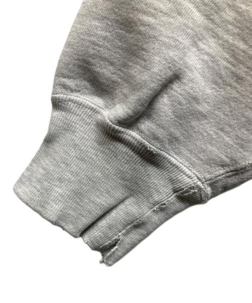 Champion REVERSE WEAVE（チャンピオン リバース ウィーブ）Champion REVERSE WEAVE (チャンピオン リバース ウィーブ) ハトメ付３段プリントプルオーバーパーカー グレー サイズ:XLの古着・服飾アイテム