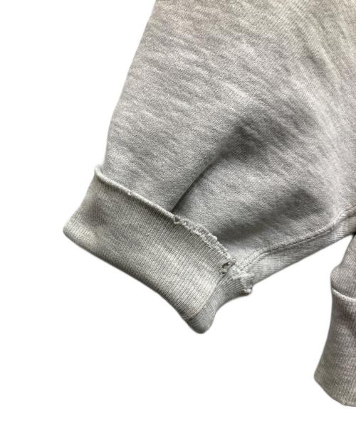 Champion REVERSE WEAVE（チャンピオン リバース ウィーブ）Champion REVERSE WEAVE (チャンピオン リバース ウィーブ) ハトメ付３段プリントプルオーバーパーカー グレー サイズ:XLの古着・服飾アイテム