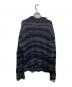 Vivienne Westwood (ヴィヴィアンウエストウッド) リネン混シャドーオーブボーダーニット ブラック サイズ:XS：14000円