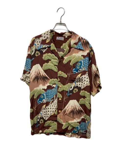 Sun Surf（サンサーフ）Sun Surf (サンサーフ) アロハシャツ ブラウン サイズ:Ⅿの古着・服飾アイテム