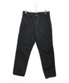 Carhartt WIPカーハート ワークインプログレス）の古着「ダブルニーペインターパンツ」｜ブラック