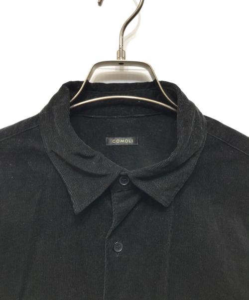 COMOLI（コモリ）COMOLI (コモリ) コーデュロイ コモリシャツ ブラック サイズ:3の古着・服飾アイテム