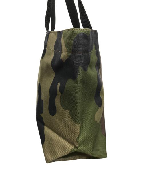 Herve Chapelier（エルベシャプリエ）Herve Chapelier (エルベシャプリエ) 1027Wカモフラージュ (ナイロン舟型トートM） カーキの古着・服飾アイテム