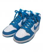 NIKEナイキ）の古着「DUNK HI RETRO LASER BLUE/WHITE」｜ホワイト×ブルー
