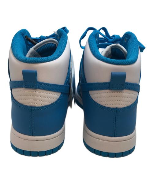 NIKE（ナイキ）NIKE (ナイキ) DUNK HI RETRO LASER BLUE/WHITE ホワイト×ブルー サイズ: 27.5cm 未使用品の古着・服飾アイテム